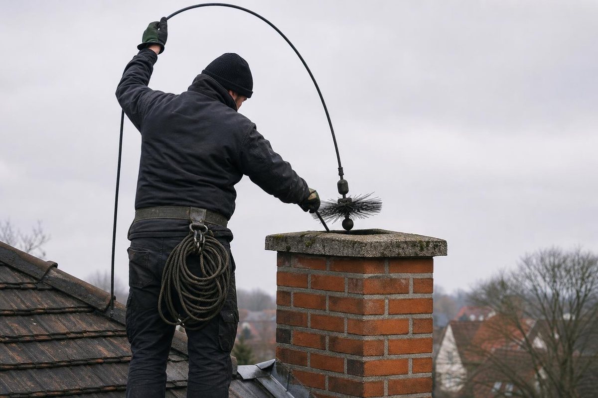Stock photo: On the roof